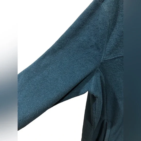 Men’s 2XL Croft and Barrow Teal long sleeve partial zip collared sweatshirt - Picture 8 of 17